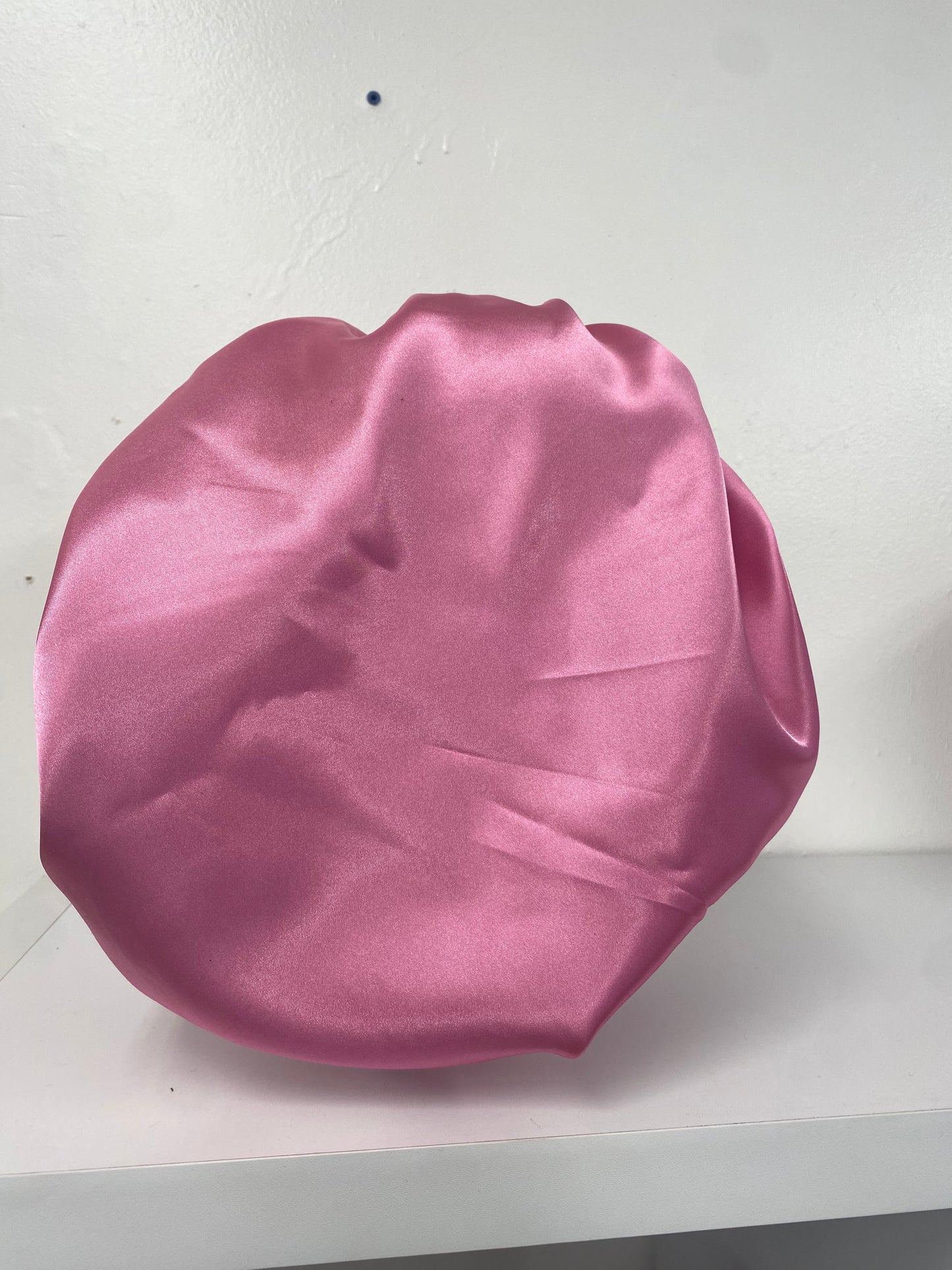 Burgandy and Dark Rose Large Reversible Bonnet