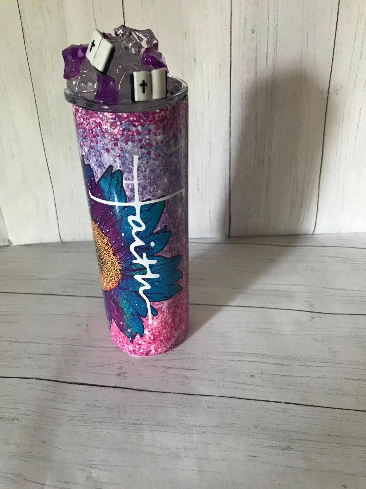 20 oz Faith Tumbler With Iced Topper $30.00