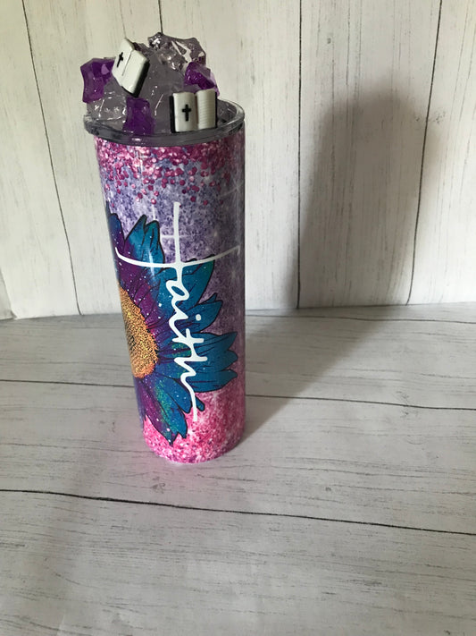 20 oz Faith Tumbler With Iced Topper $30.00